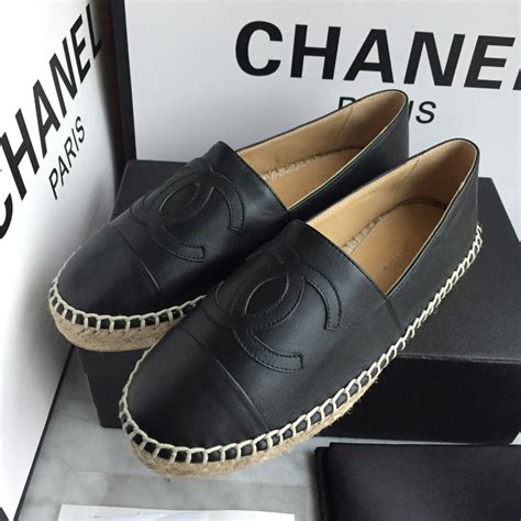 fake vs real chanel espadrilles|chanel shoes real.